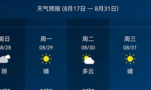 天气预报15天查询红